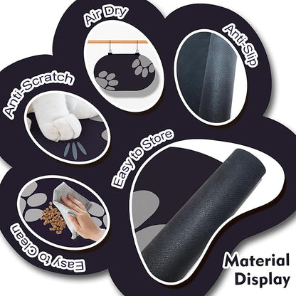 Large Pet Feeding Mat – 28''x17'' Absorbent Dog Mat - Image 4