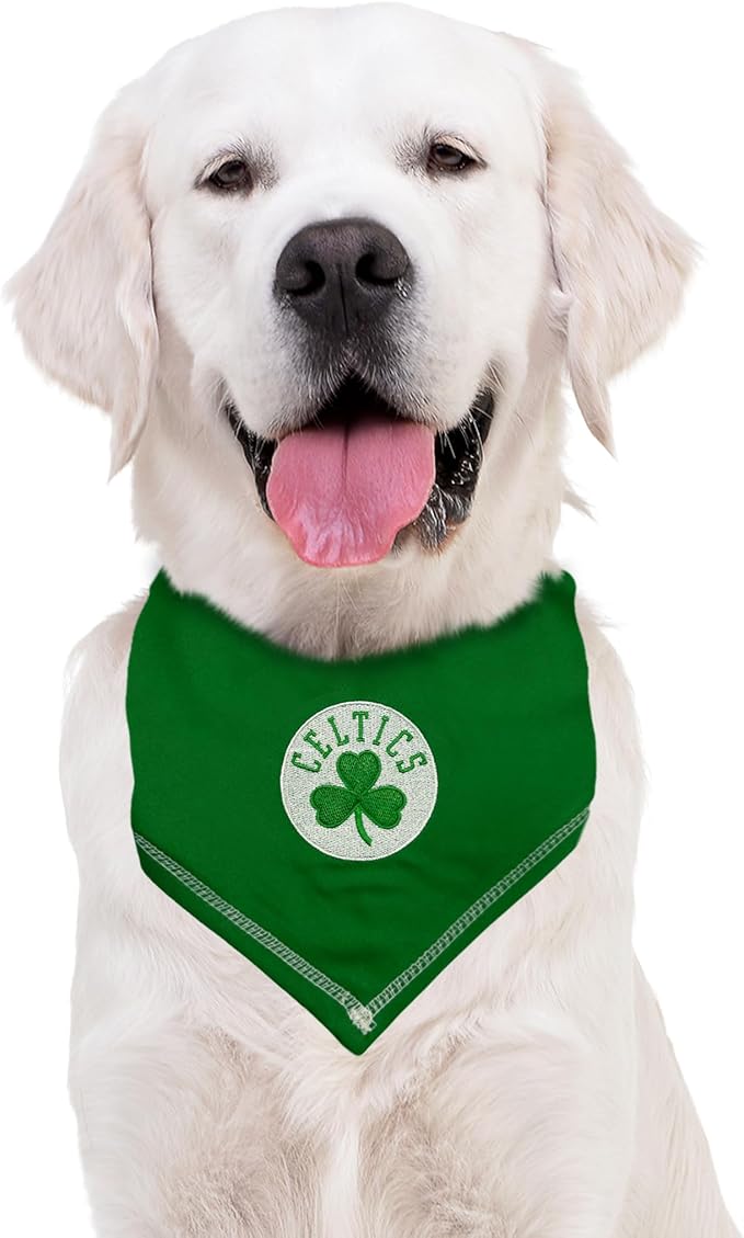 Pets First NBA Boston Celtics TIE Bandana, Size Large/X-Large. Dog Bandana - Image 4