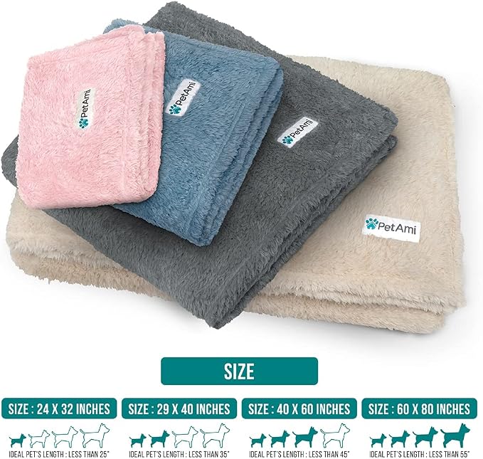 PetAmi Dog Blanket for Small Medium Dogs, Calming Pet Throw for Couch Sofa Bed - Image 8