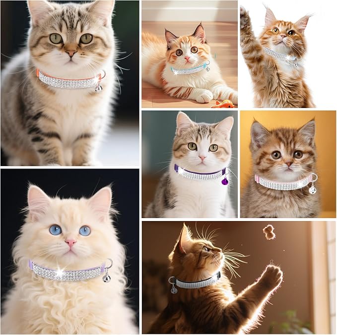 EXPAWLORER Soft Velvet Safe Cat Collars - Image 7