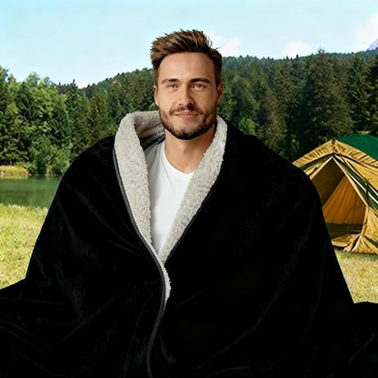 Waterproof Blanket for Couples – Ideal for Couch & Bed Splash Proof Sherpa Throw - Image 4