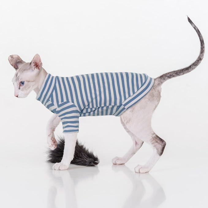 PUMYPOREITY Sphynx Cat Clothes, Soft Hairless Shirt - Image 2