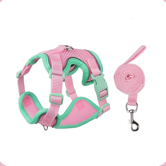 Cat Harness and Leash Set for Walking – Escape-Proof Reflective Vest for Cats by Muejjur