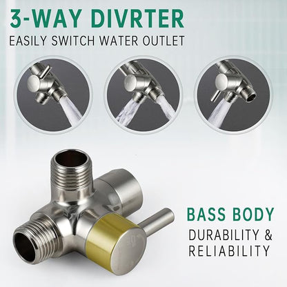 3 Mode Dog Shower Attachment, High Pressure Handheld Sprayer - Image 6