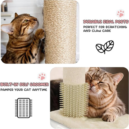 MoNiBloom 60 Inch Cat Tree Tower - Image 6