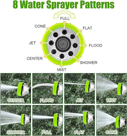 Dog Washing Hose Attachment, 8-in-1 Sprayer Mode Garden Hose Nozzle - Image 2