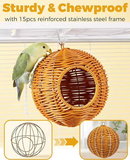 Chewproof Steel Frame Bird Nest - Image 5