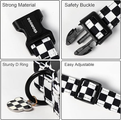 DOGWONG Checkered Dog Collar - Image 3