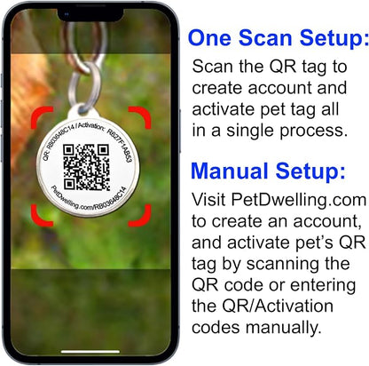 Pet Dwelling QR Pet Tag – Easy Scan Instant Location Alerts, Online Pet Profile - Image 4