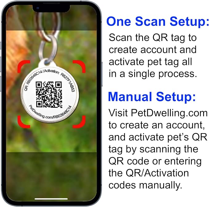 Pet Dwelling QR Pet Tag – Easy Scan Instant Location Alerts, Online Pet Profile - Image 4