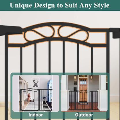 Fairy Baby 29.5"-40.5" Extra Wide Baby Gate, Pressure Mount Long Dog Gates - Image 7
