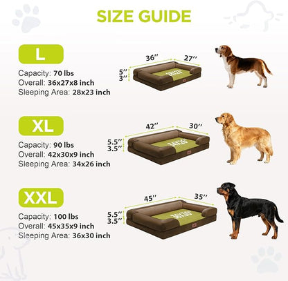 Extra Large Dog Bed, Orthopedic XL Washable Bed - Image 4