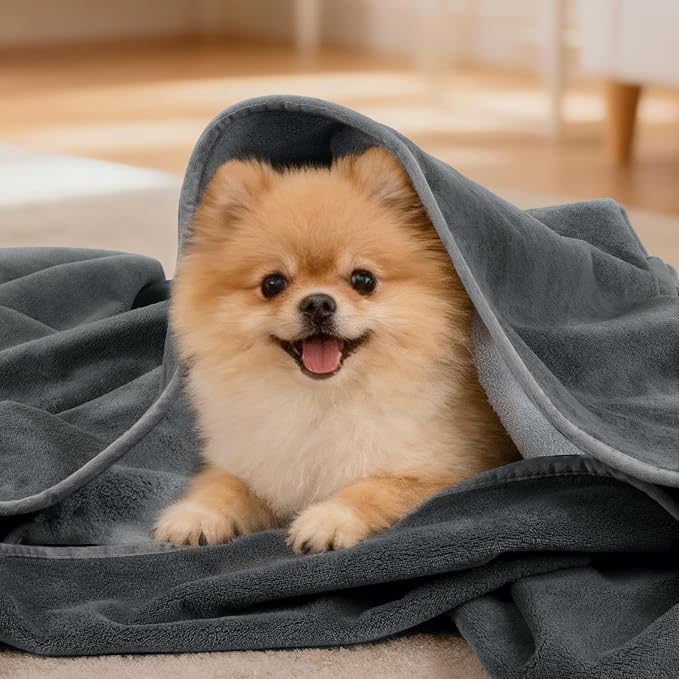 LOOBANI Waterproof Dog Blanket for Bed: Spill-Proof Puppy Blankets for Small - Image 6