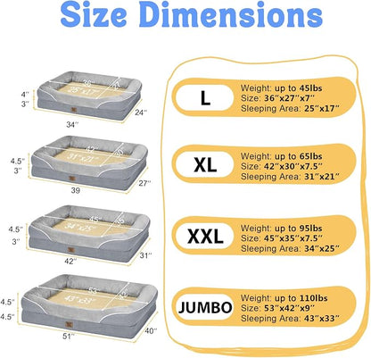 Orthopedic Washable Large Dog Bed - Image 7