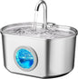 Cat Water Fountain Stainless Steel: 74oz/2.2L Cat Fountain by Neareal
