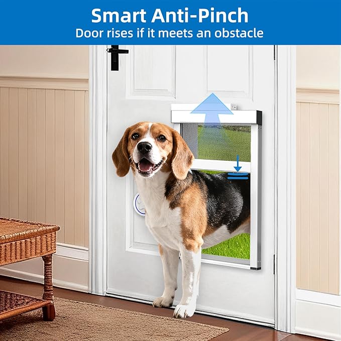 Extra-Large Electronic Dog Door, Pet Automatic Door Smart Aluminum Dog Door - Image 5
