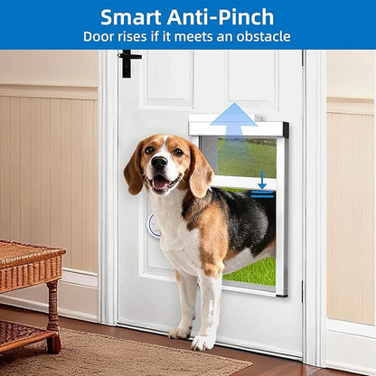 Large Dog Door for Door, Electronic Pet Automatic Door Smart Aluminum Dog Door - Image 5