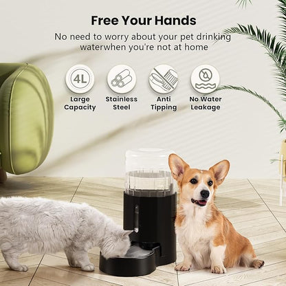 CZPET Automatic 4L/1Gal/135Oz Cat Water Dispenser - Image 2