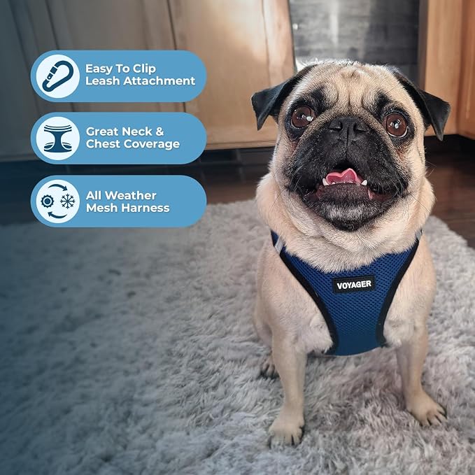 Best Pet Supplies Voyager Step-in Air All Weather Mesh Harness and Reflective - Image 5