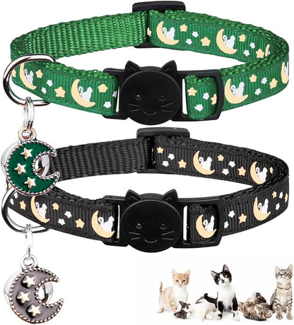 2Pcs Breakaway Cats Collars Cat Collars by Baeuppit