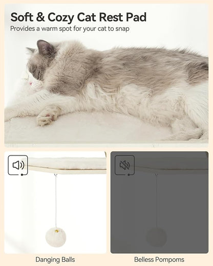 FourFurPets 72.4" Cat Tree, Modern Cat Tower - Image 5
