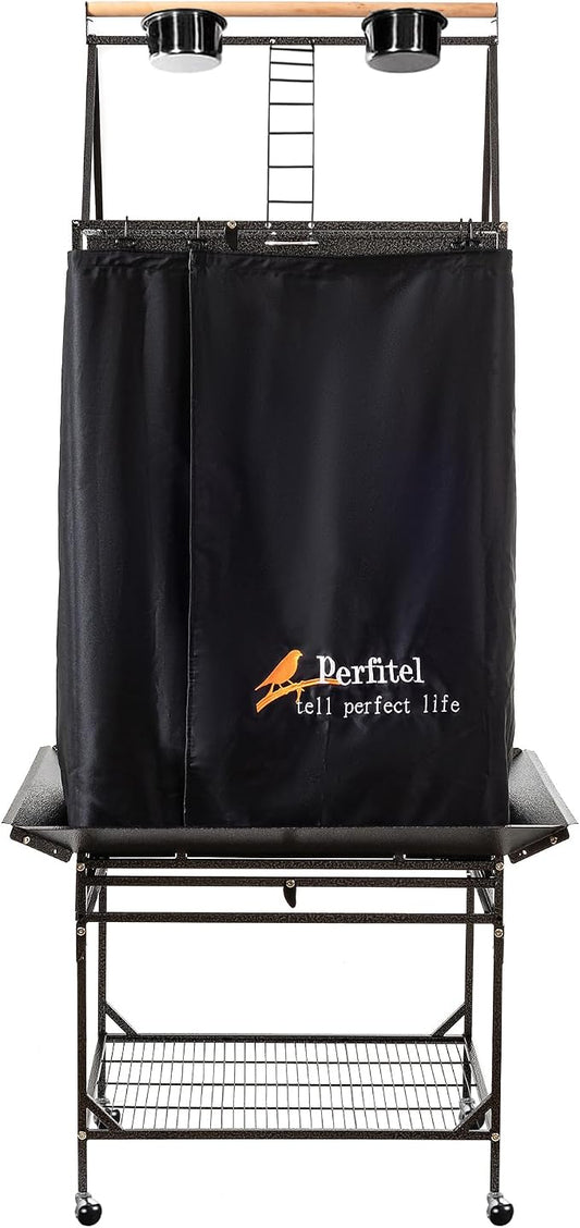 Bird Cage Cover Good Night Birdcage Cover Black-Out Birdcage Cover Durable by Perfitel-tellperfectlife