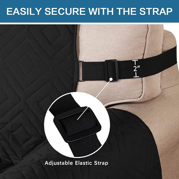 H.VERSAILTEX Reversible Loveseat Cover Furniture Protector Anti-Slip Water - Image 4
