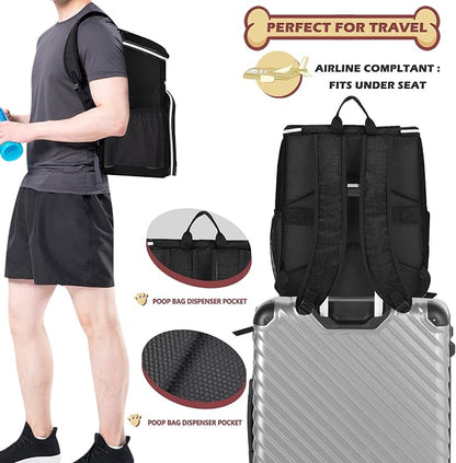 BAGLHER丨Dog Travel Bag Backpack, Airline Approved Pet Supplies Backpack - Image 5
