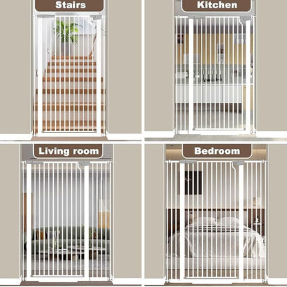Fairy Baby 51.18" High Extra Tall Cat Gate, 29.5"-40.5" Wide Baby Gate - Image 8