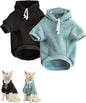 QWINEE Basic Dog Hoodie Sweatshirt Puppy Sweater Warm Cat Costumes Pet Clothes by QWINEE