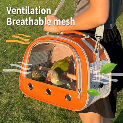 Bird Carrier, Bird Cage Parakeet Parrot Budgie Carrier Backpack - Image 4