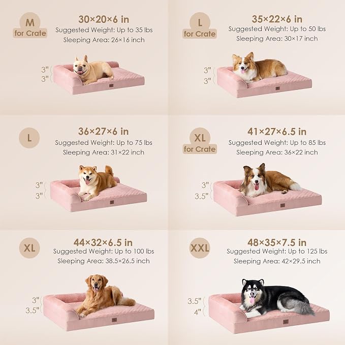 EHEYCIGA XXL Dog Bed Memory Foam, Orthopedic Giant Dog Bed Jumbo - Image 2