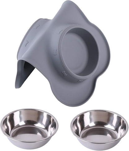 Hubulk Pet Dog Bowls 2 Stainless Steel - Image 7