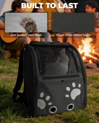 Cat Carrier Backpacks for Kitty Small Dog up to 15 lbs, Lightweight and - Image 8