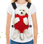 Pet Carrier Backpack, Hands-Free Adjustable Dog Front Carrier Legs Out & by Hpetppy