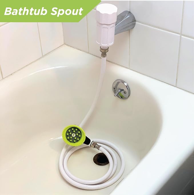 Wondurdog LARGE Sized Bathtub Spout and Garden Hose Attachment Dog Wash Kit - Image 7