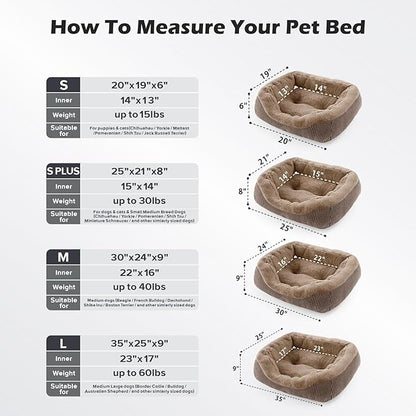 INVENHO Dog Bed Medium Size, Orthopedic Warming Soft Calming Sleeping Durable - Image 5