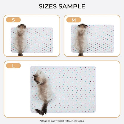 Luciphia 1 Pack 3 Blankets Super Soft Cute Dot Pattern Pet Blanket Flannel Throw - Image 3