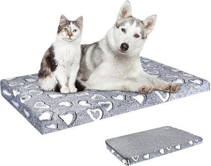 VANKEAN Dog Crate Mat Reversible Cool and Warm, Stylish Dog Bed by VANKEAN