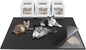 Cat Litter Box Mat: 47"x 36" Waterproof Kitty Cat Litter Trapping Mat, by Createabetterlifeforyou