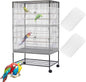 Bird Cage Seed Catcher, Large Birdcage Net Cover, Bird Cage Accessories by SYOOY