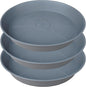 3 Pack of 25 26 inch Plant Saucer, 4.2" Depth, Large Deep Plastic Flower by Bleuhome