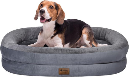 Orthopedic Waterproof Large Dog Bed: Memory Foam Washable Dog Bed by Wozoke