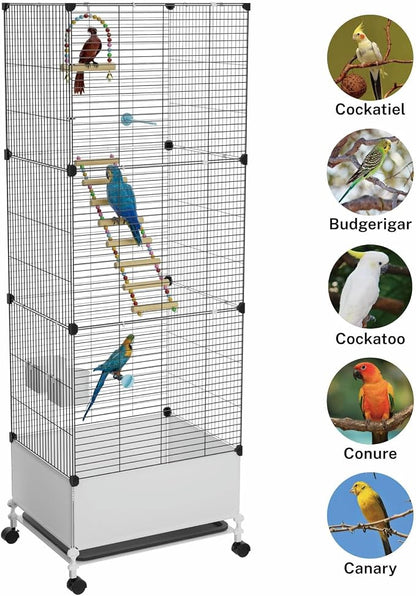 Extra Large Bird Cage, Wide Birdcage - Image 5