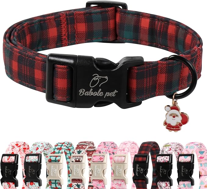 Christmas Dog Collar for Small Dogs by Babolepet