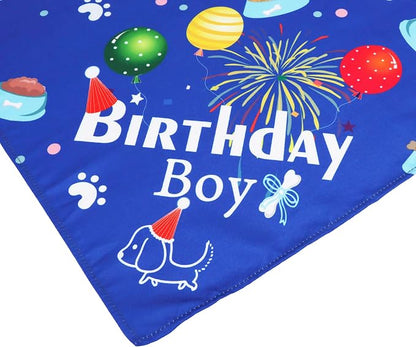 ADOGGYGO Dog Bandana Hat Set for Birthday Party Supply, Boy Girl Pet Birthday - Image 5