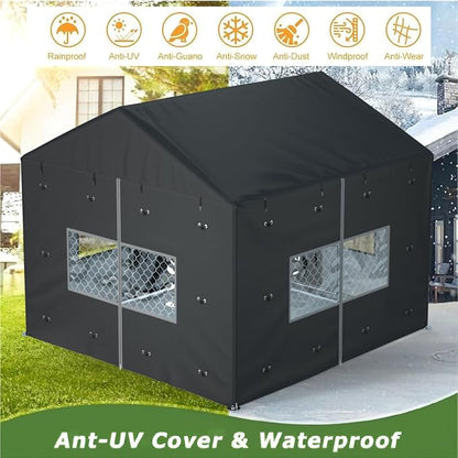 Outdoor Dog Kennel Cover Full Coverage - Image 5