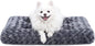 KSIIA Washable Dog Bed Deluxe Plush Dog Crate Beds Comfy Kennel Pad Anti-Slip by KSIIAPetProducts