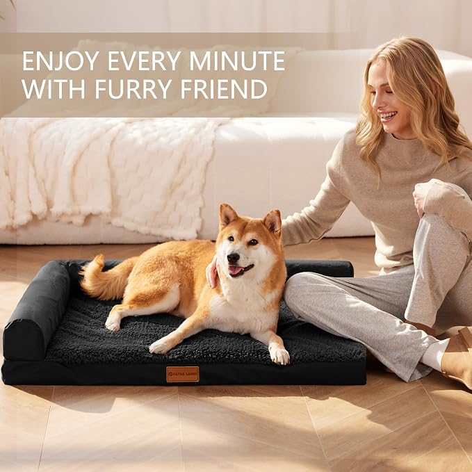 Patas Lague Orthopedic XL Dog Bed Large Sized Dog 48''X30'', Waterproof L - Image 2