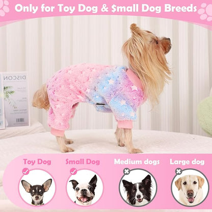 Dog Pajamas Psj Clothes Girl Small Winter Cute Small Puppy Clothes 4 Legs - Image 4